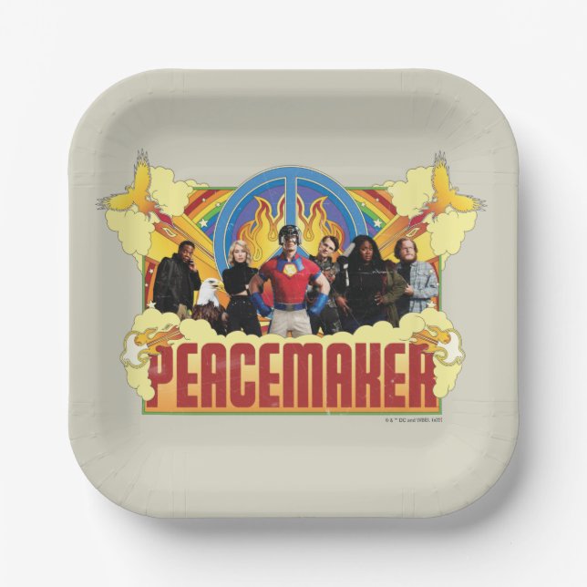 Peacemaker the Series Paper Plate (Front)