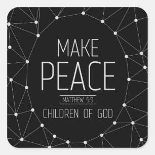 Peacemakers Square Sticker