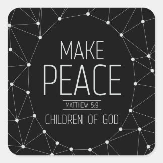 Peacemakers Square Sticker