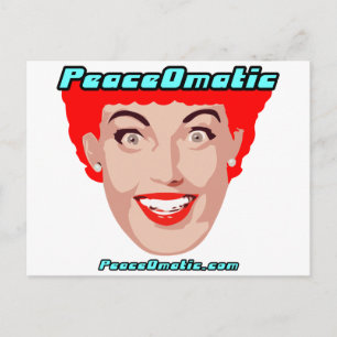 PeaceOmatic World peace Postcard