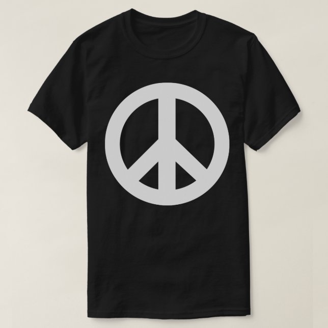 PeaceWhite No Linest X T-Shirt (Design Front)