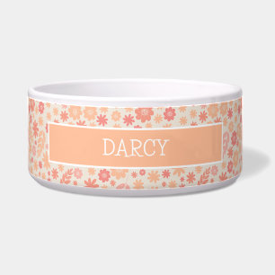 Peach Airy Wildflower Meadow Pattern