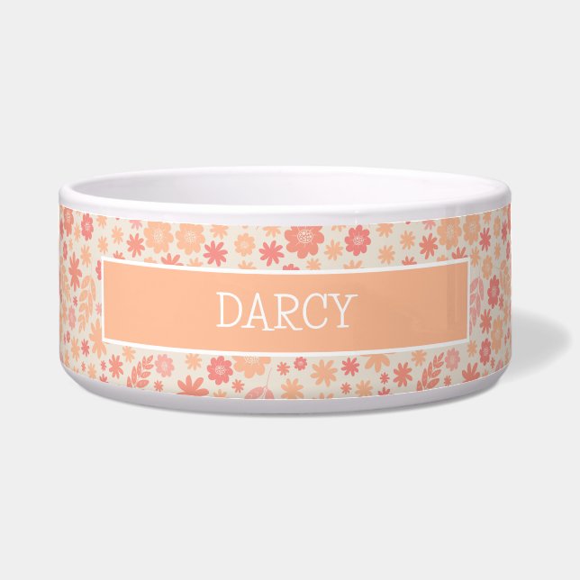 Peach Airy Wildflower Meadow Pattern (Front)