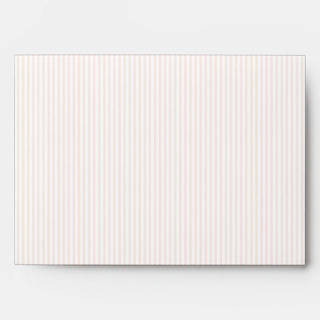 Peach and Blue Sand Dollars Beach Wedding Envelope (Front)