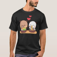 peach and goma mochi bear Classic T-Shirt