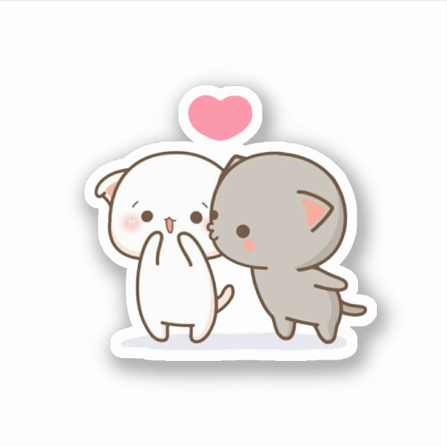 Peach And Goma Mochi Cat (Front)