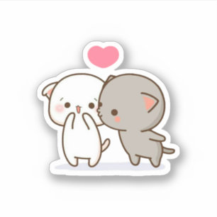 Peach And Goma Mochi Cat