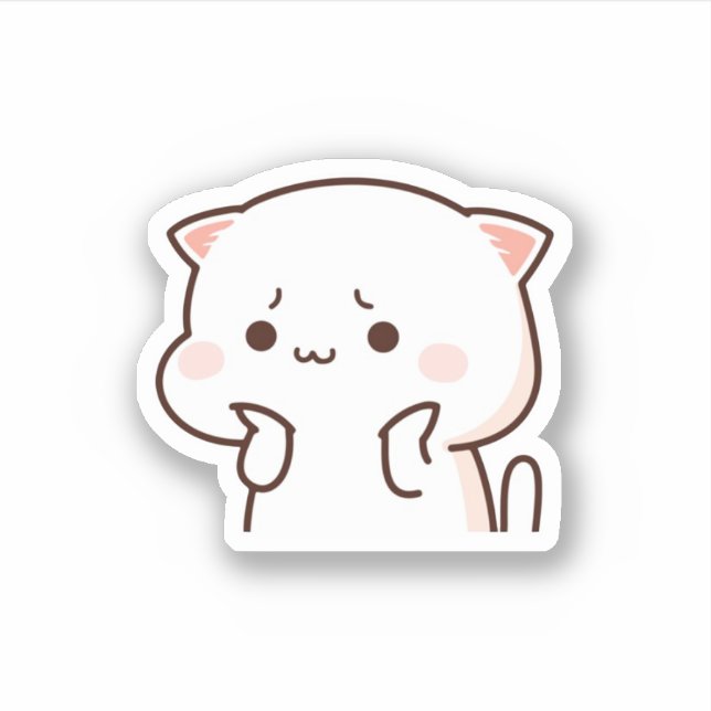 Peach And Goma Mochi Cat (Front)