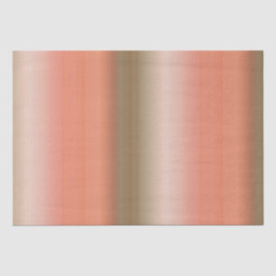 peach and olive streaks  tissue paper