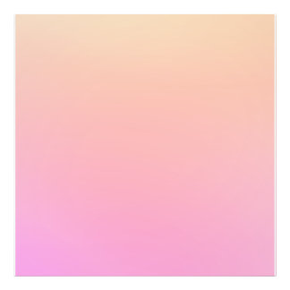 Peach and pink gradient photo print