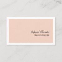 Peach and White Elegant Modern Wedding Planner