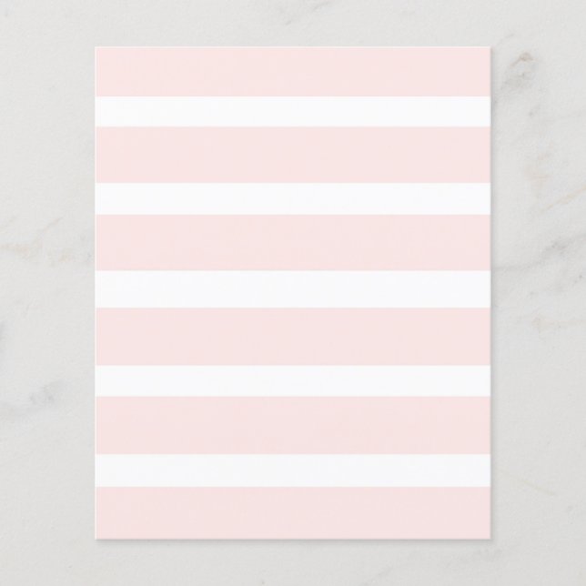 Peach and White Striped Scrapbook Paper (Front)