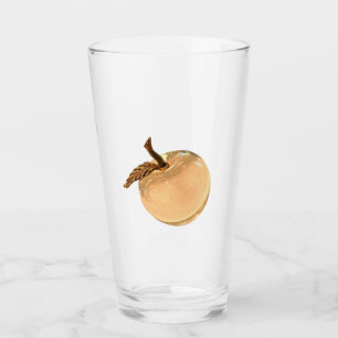 Peach apple Glass
