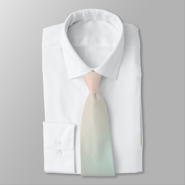 Peach Aqua Tie Dye Ombre (Tied)
