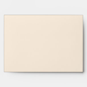 Peach Art Deco Circles Wedding Envelope