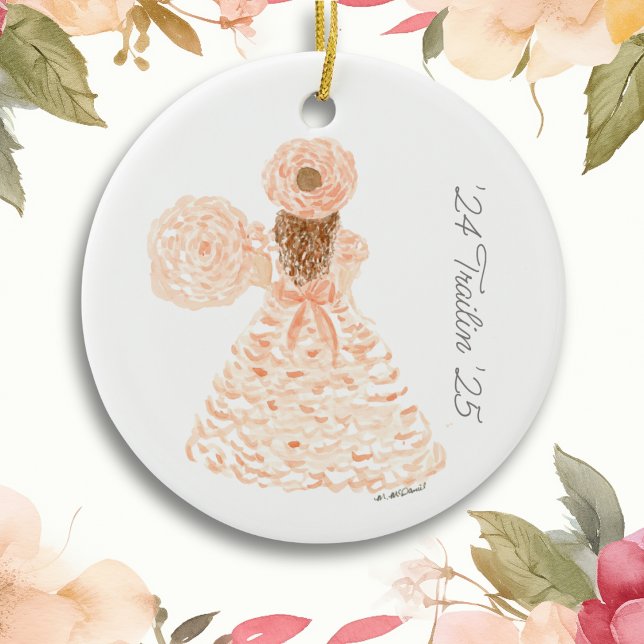 Peach Azalea Trail Maid Ceramic Tree Decoration (Creator Uploaded)