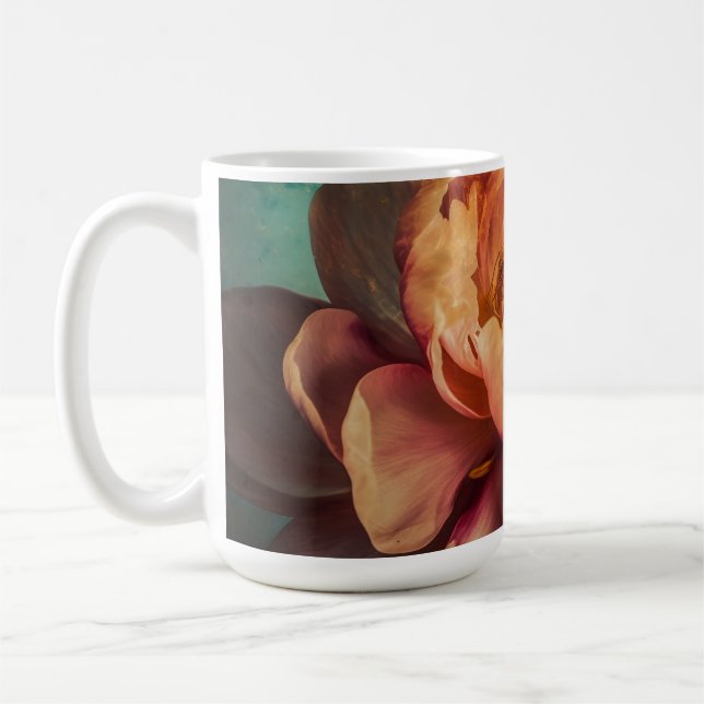 Peach Beauty  Coffee Mug (Left)