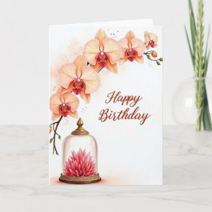 Peach Blossom Birthday Card