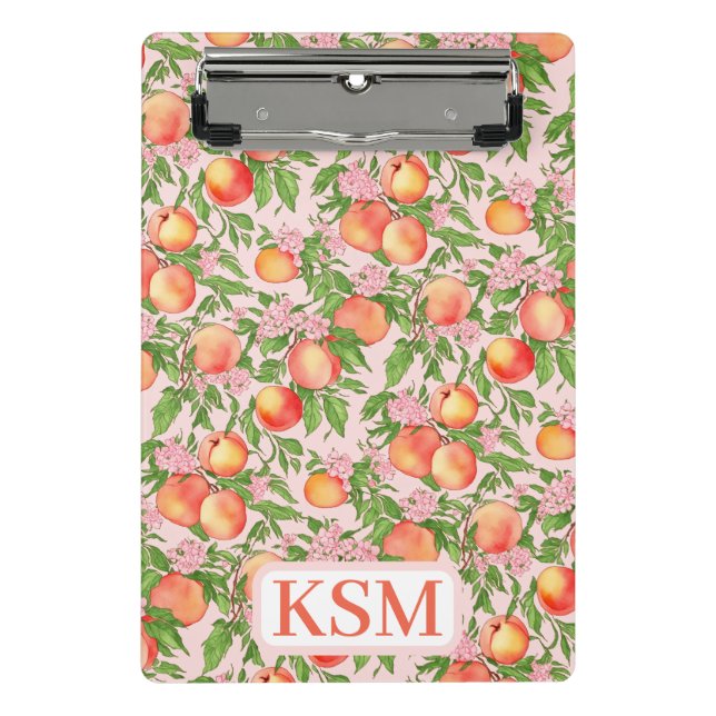 Peach Blossom Clipboard (Front)