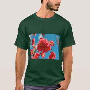 Peach Blossom Flower Print Tee