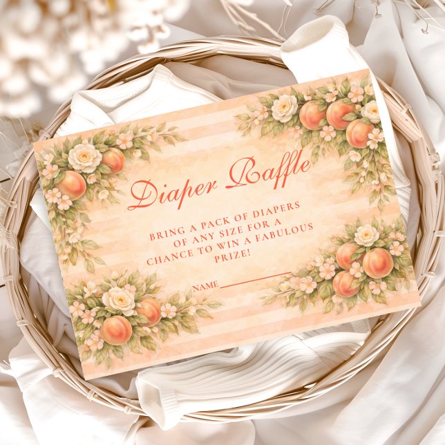 Peach Blossom Garden Diapper Raffle Enclosure Card (Creator Uploaded)