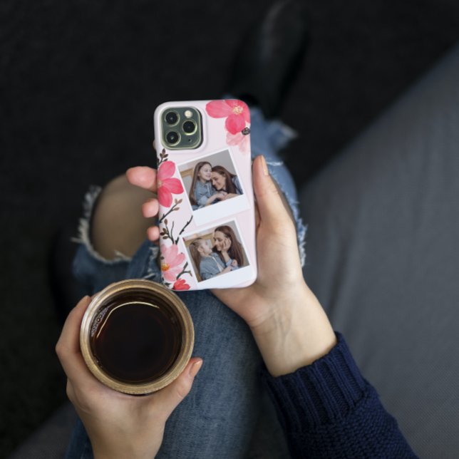 Peach Blossom Mother's Day Photo Phone Case (Creator Uploaded)