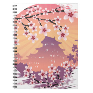 Peach Blossom Notebook