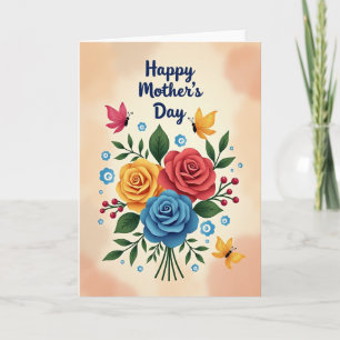 Peach Blossom Pattern Card
