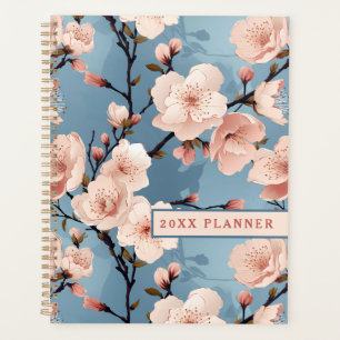 Peach Blossoms Floral Planner