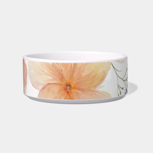 Peach Blossoms Pet Bowl (Right)