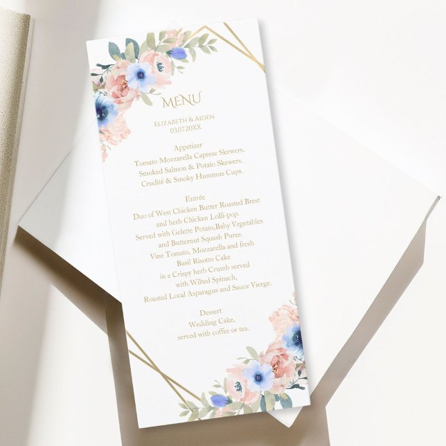 Peach Blue Wedding Collection Menu (Peach Blue Wedding Collection Menu)