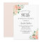Peach Blush Watercolor Floral 90th Birthday Party