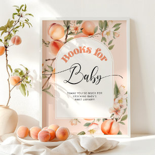 Peach books for baby. Fruit Books for baby Poster