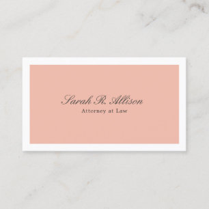 Peach Business Card