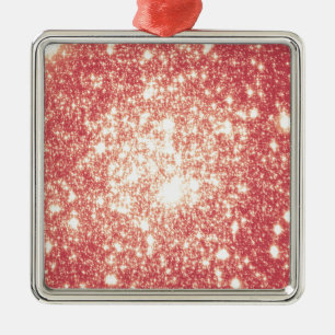 Peach Champagne Stars Metal Tree Decoration