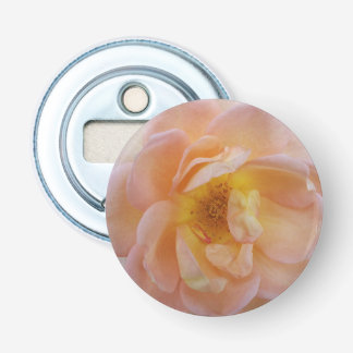 Peach-Coloured Rose Magnet Bottle Opener