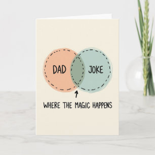 Peach Dad Joke Card