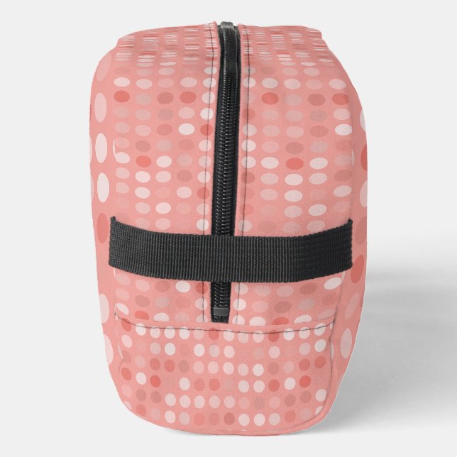 peach dots dopp kit (Left)