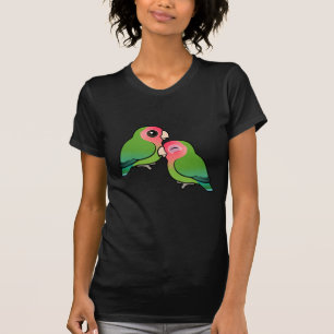 Peach-faced Lovebird Adorable Pair T-Shirt