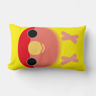 Peach-faced Lovebird (Australian Cinnamon) Lumbar Cushion