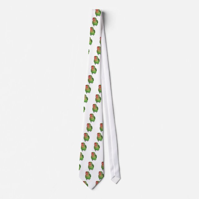 Peach-faced Lovebird Tie (Front)