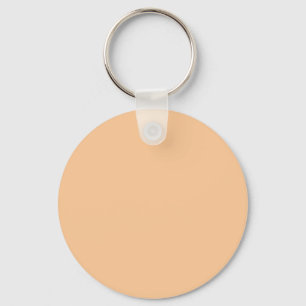 Peach FBC896 Colour with Add Your Name Option Key Ring
