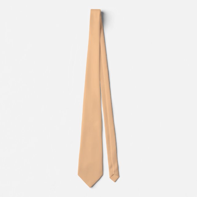 Peach FBC896 Colour with Add Your Name Option Tie (Front)