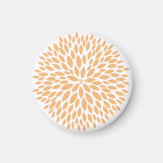 Peach Flower Magnet (Front)