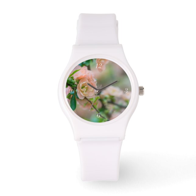 Peach Flowering Quince Watch (Front)