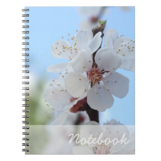 Peach Flowers Notebook