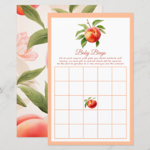 Peach Fuzz Baby Shower Bingo