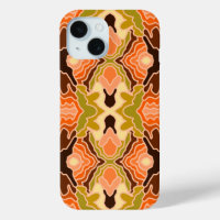 Peach Fuzz Boho Shabby Chic Geometric Abstract Art