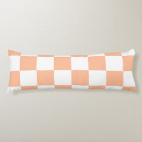 Peach Fuzz Chequered Gingham Pattern