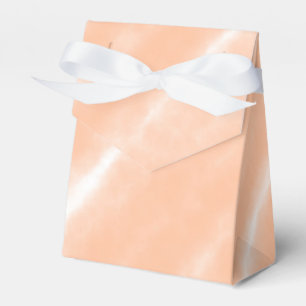 Peach Fuzz Colour Watercolor Abstract Pattern Favour Box